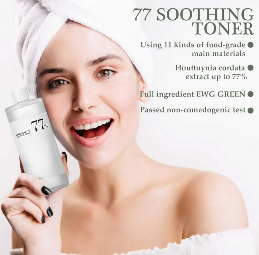 HEARTLEAF 77% SOOTHING TONER 250ml